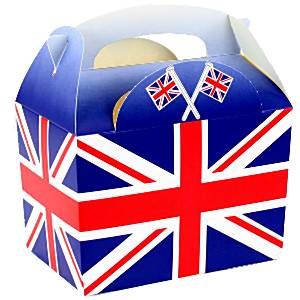 Union Jack Party Food Box