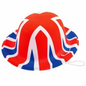 Union Jack VE Day Mini Bowler Novelty Hat